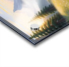 Golden Dawn: Tranquil Mountain Meadow Acrylic print