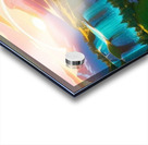 Serene Swan Paradise: A Dreamlike Garden of Tranquility Acrylic print