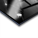 Charleston Bridge Vanishing Point in Black and White Acrylic print