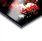 Abstract Snow Covered Rose Bouquet Acrylic print