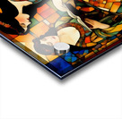 Art Nouveau Stain Glass Style Sisters Reading Painting Acrylic print