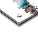 Fort Worth Texas Skyline Sepia Acrylic print