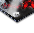 Red butterfly Acrylic print