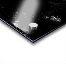 Abstract Dark Daisy on a Dark Abstract Background Acrylic print