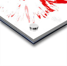 Abstract Bold Red Daisy Acrylic print