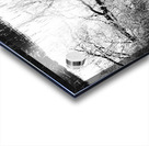 Scenes from the Trail- Monochrome Winter Lochan Reflections Acrylic print