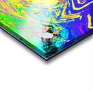 Abstract Swirling Psychedelic Colours Acrylic print