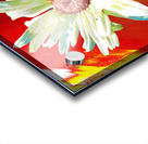Abstract Vibrant Daisy Flower on an Abstract Background Acrylic print