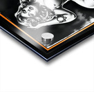 Vintage Black And White Sultry Pinup Glamour Girl Nude Gorgeous AI Concept Art by Xzendor7 Acrylic print