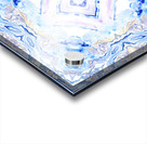 Abstract Blue Lavender Kaleidoscope Flow Acrylic print