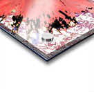 Abstract Vibrant Red Daisy Flower  Acrylic print