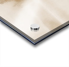 Tranquil Lake and Canoe Sepia Acrylic print