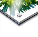 Abstract Green and Blue Daisy Acrylic print