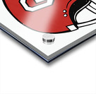 1975 OU Sooners Football Helmet Art Acrylic print