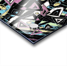 Abstract Funky Distressed Triangles Acrylic print