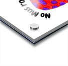 Abstract No Mus room Black Text Version Acrylic print