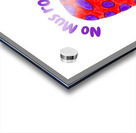 No Mus room Coloured Text Version Acrylic print