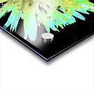 Abstract Daisy in Green and Blue Acrylic print