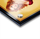 Isabella Rosalie Moreau In A Stunning Velvet Red Dress With Fiery Red Curls Gorgeous AI Concept Art by Xzendor7 Acrylic print