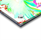 Abstract Colourful Psychedelic Daises Acrylic print