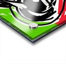 Black heart  Acrylic print