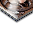 Wooden Elegance: A Portrait of Timeless Beauty Acrylic print