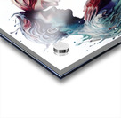 Passionate Flow: A Fusion of Love and Art Acrylic print