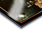 Still Life of Wine Grapes and Apples in a Tranquil Garden Setting Alluring AI Concept Art by Xzendor7 Acrylic print