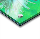 Abstract Surreal Green Daisy Acrylic print