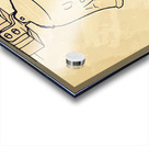 1950s Arizona Wildcat Cartoon Art Acrylic print