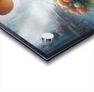  Little Girl Playing the Flute in an Old European Street Acrylic print