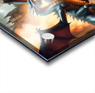 Epic Dragon Battle - Fantasy Art Illustration Acrylic print