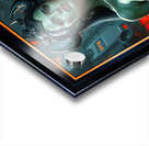 Futuristic Fantasy Portrait Of Virelle Alouette With Horned Headdress Mesmerizing AI Concept Art by Xzendor7 Acrylic print