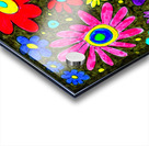 Abstract Colourful Florals Acrylic print