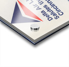 1983 Delta Airlines Cincinnati Reds Ad Acrylic print