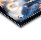 The Heavenly Angel Amelie Aurelia Surrounded by Heavenly Light Mesmerizing AI Concept Art by Xzendor7 Acrylic print