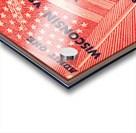 1944 Wisconsin Badgers at Notre Dame Fighting Irish Acrylic print