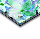 Abstract Green and Blue Florals Acrylic print