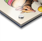 Default A cartoon armadillo curled up in a ball w Acrylic print