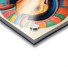 Default A cartoon armadillo curled up in a ball w Acrylic print