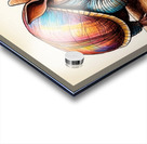 Default A cartoon armadillo curled up in a ball w Acrylic print