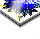  Abstract Blue and Black Flower  Acrylic print