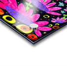 Abstract Colourful Flowers Acrylic print