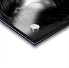 Shadow Tears: Gothic Portrait of Silent Strength – Dark Emotional Fine Art Print Acrylic print