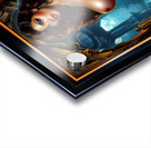 Stunning Portrait Nude Of Aurelia Valeriana In Gilded Architecture Gorgeous AI Concept Art by Xzendor7 Acrylic print