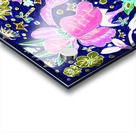 Abstract Evening Textured Floral Display Acrylic print