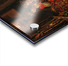 King Albert II and His Wife Elizabeth of Luxembourg in Prayer. On the Altar the Crowns of Bohemia and Hungary. As well as the Imperial Crown of the Holy Roman Empire [1820] by Karl Russ [1779–1843] Acrylic print