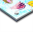 Abstract Coloured Doodle Cats Acrylic print