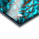 Interwoven Turquoise Web Acrylic print