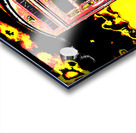 Psychedelic British Phone Box Acrylic print